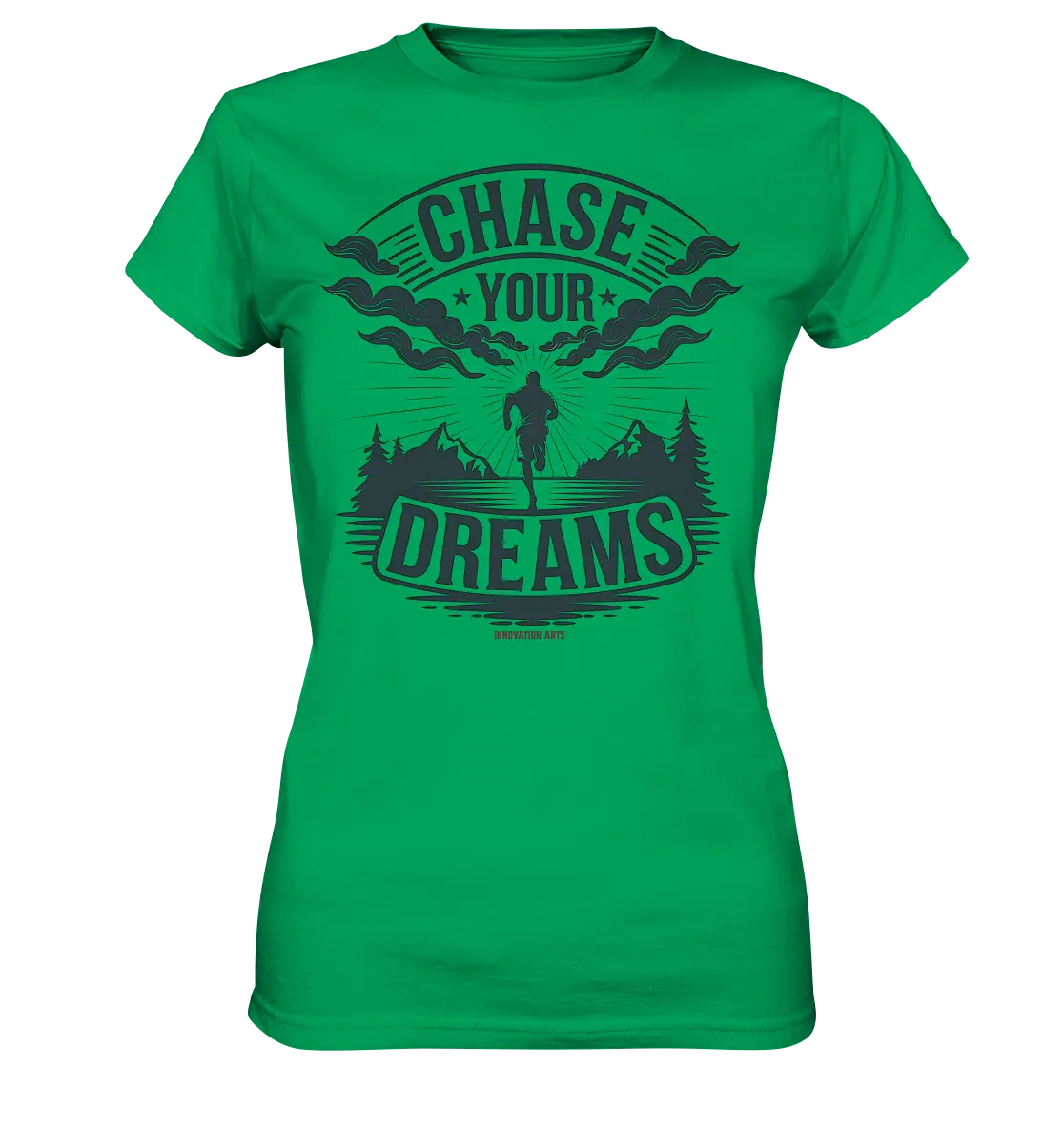Chase Your Dreams – Motivation trifft kreatives Design - Ladies Premium Shirt Bright Lights Arts
