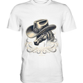 Cowboy Spirit – Detailreiches Western-Design mit Pferdekopf - Premium Shirt Bright Lights Arts