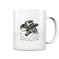 Cowboy Spirit – Detailreiches Western-Design mit Pferdekopf - Tasse glossy Bright Lights Arts