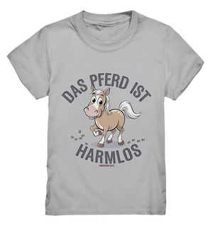 Das Pferd ist harmlos – Humorvolles Cartoon-Design - Kids Premium Shirt Bright Lights Arts
