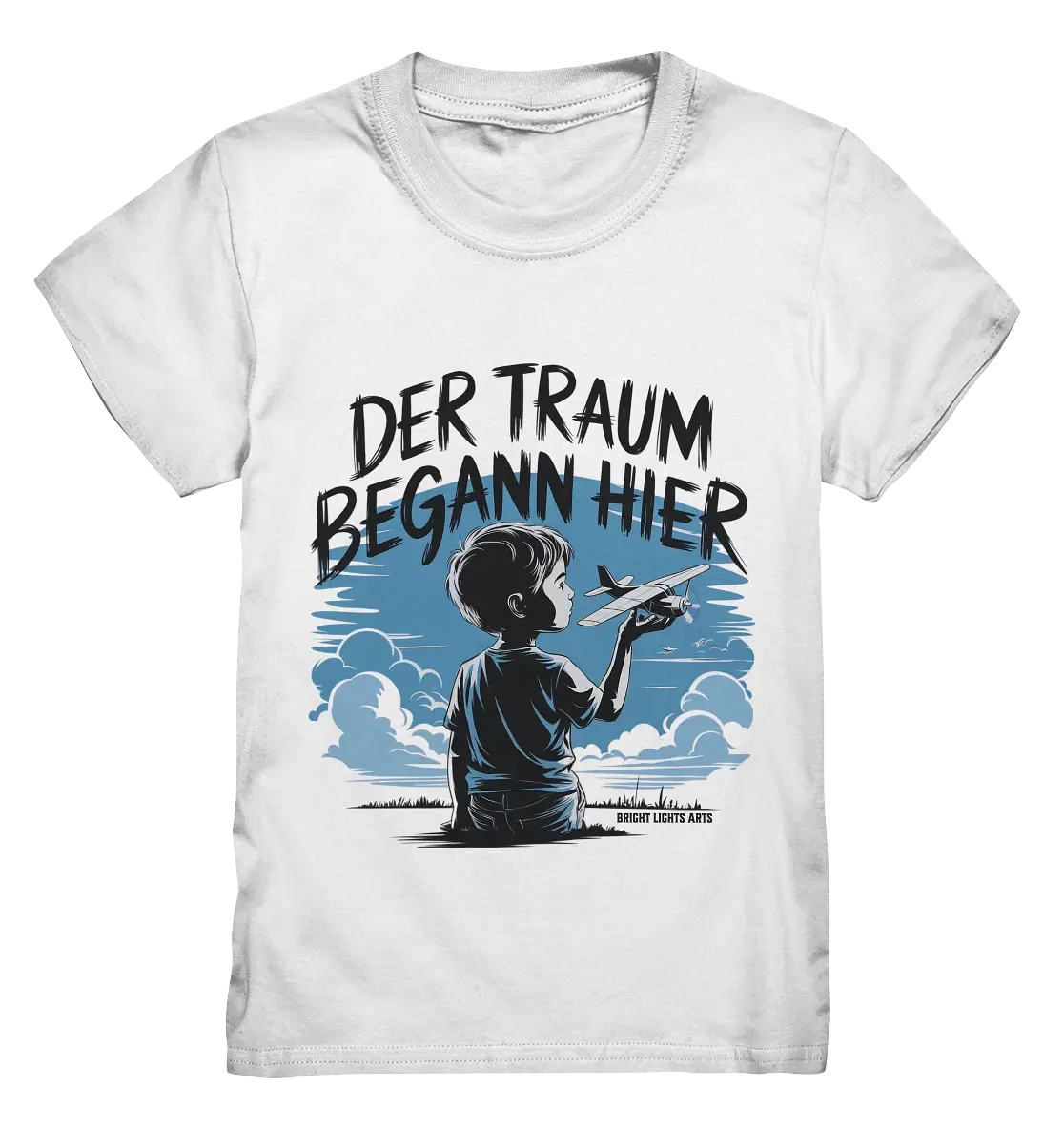 Der Traum begann hier – Inspiration & Kindheitserinnerungen - Kids Premium Shirt Bright Lights Arts