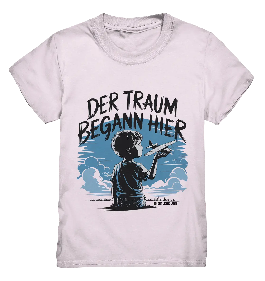 Der Traum begann hier – Inspiration & Kindheitserinnerungen - Kids Premium Shirt Bright Lights Arts