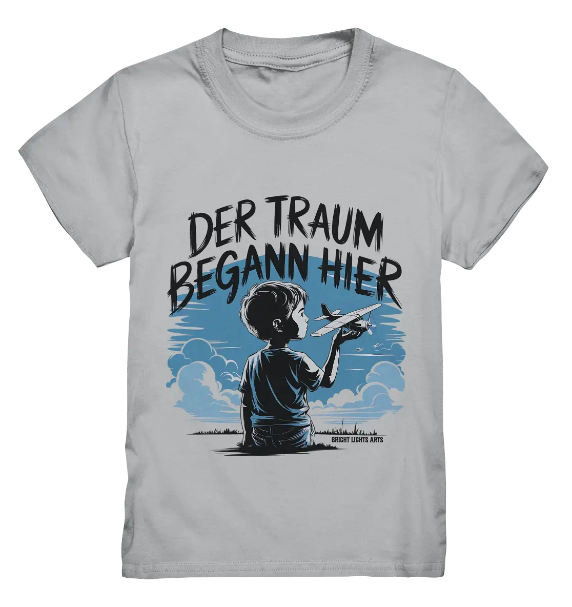 Der Traum begann hier – Inspiration & Kindheitserinnerungen - Kids Premium Shirt Bright Lights Arts