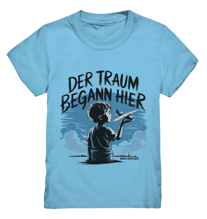 Der Traum begann hier – Inspiration & Kindheitserinnerungen - Kids Premium Shirt Bright Lights Arts