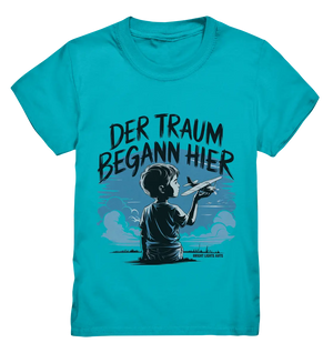 Der Traum begann hier – Inspiration & Kindheitserinnerungen - Kids Premium Shirt Bright Lights Arts