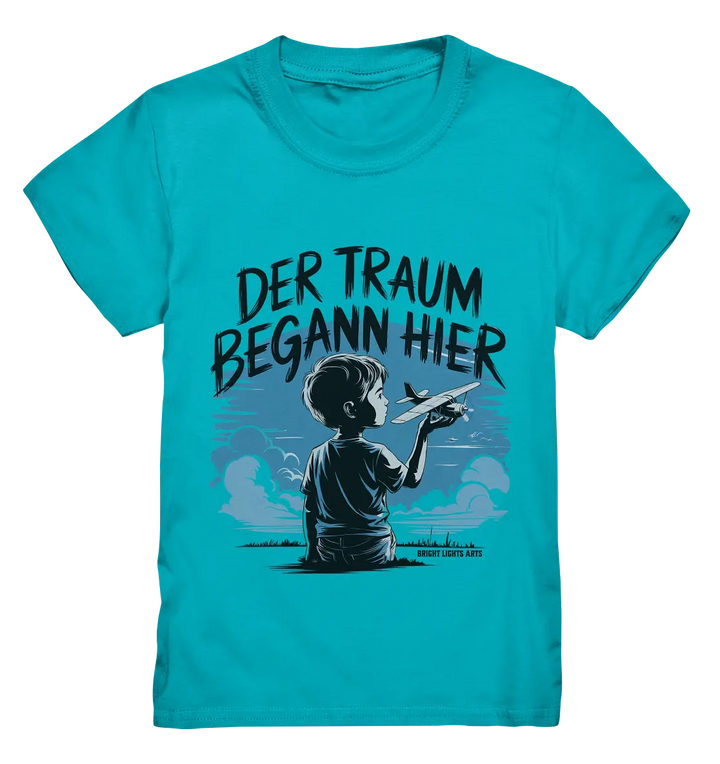 Der Traum begann hier – Inspiration & Kindheitserinnerungen - Kids Premium Shirt Bright Lights Arts