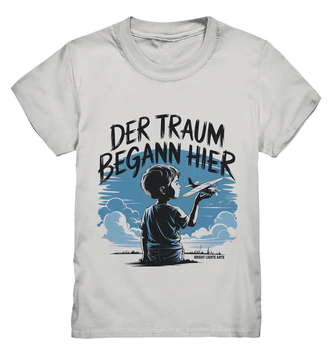 Der Traum begann hier – Inspiration & Kindheitserinnerungen - Kids Premium Shirt Bright Lights Arts