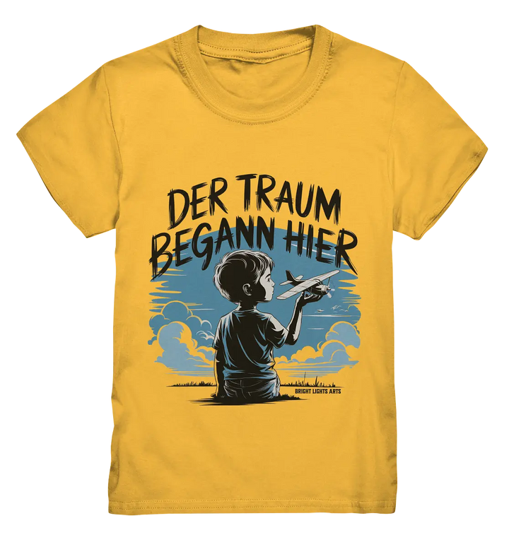Der Traum begann hier – Inspiration & Kindheitserinnerungen - Kids Premium Shirt Bright Lights Arts