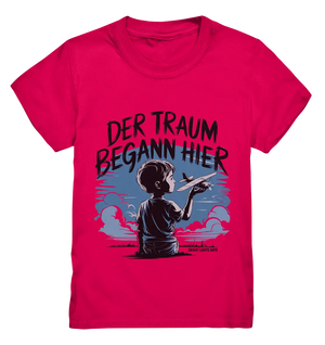Der Traum begann hier – Inspiration & Kindheitserinnerungen - Kids Premium Shirt Bright Lights Arts