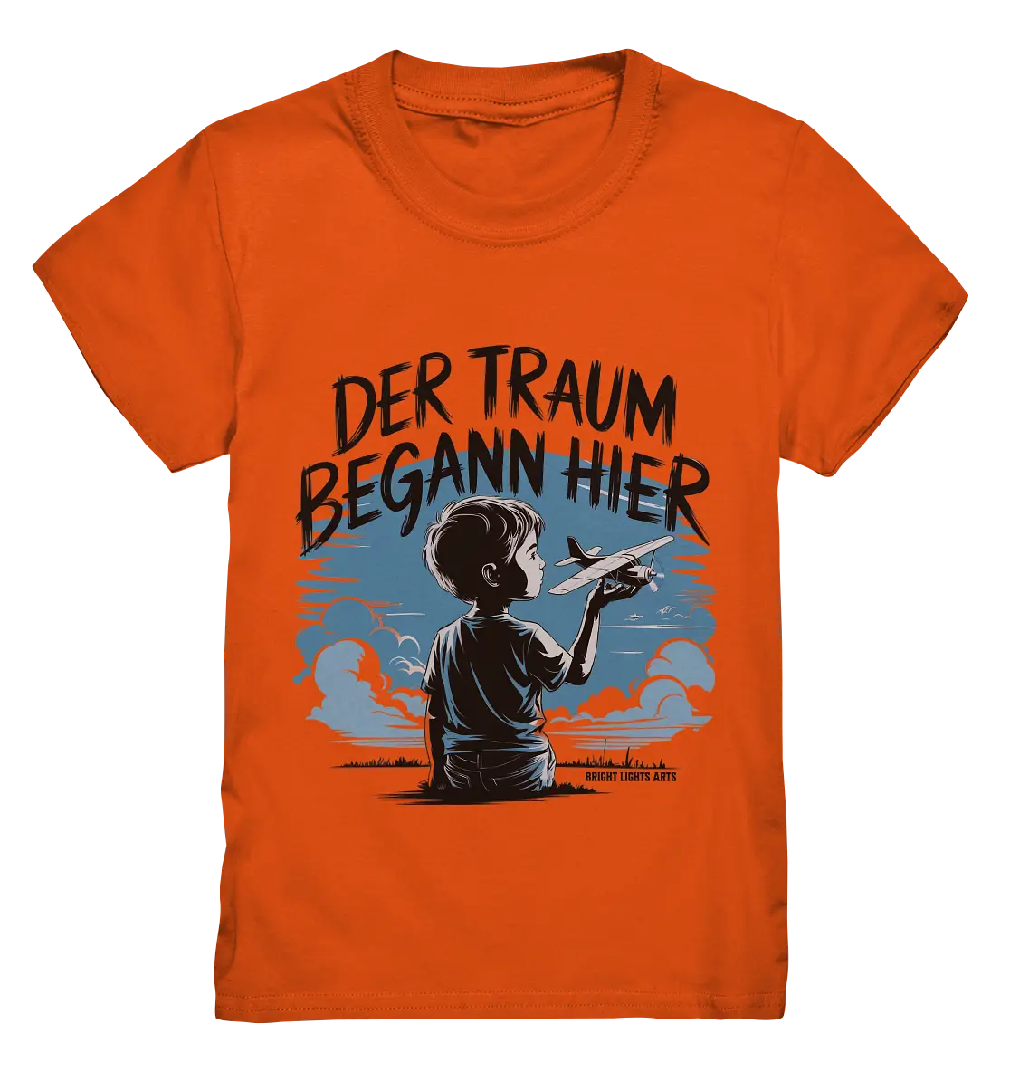 Der Traum begann hier – Inspiration & Kindheitserinnerungen - Kids Premium Shirt Bright Lights Arts