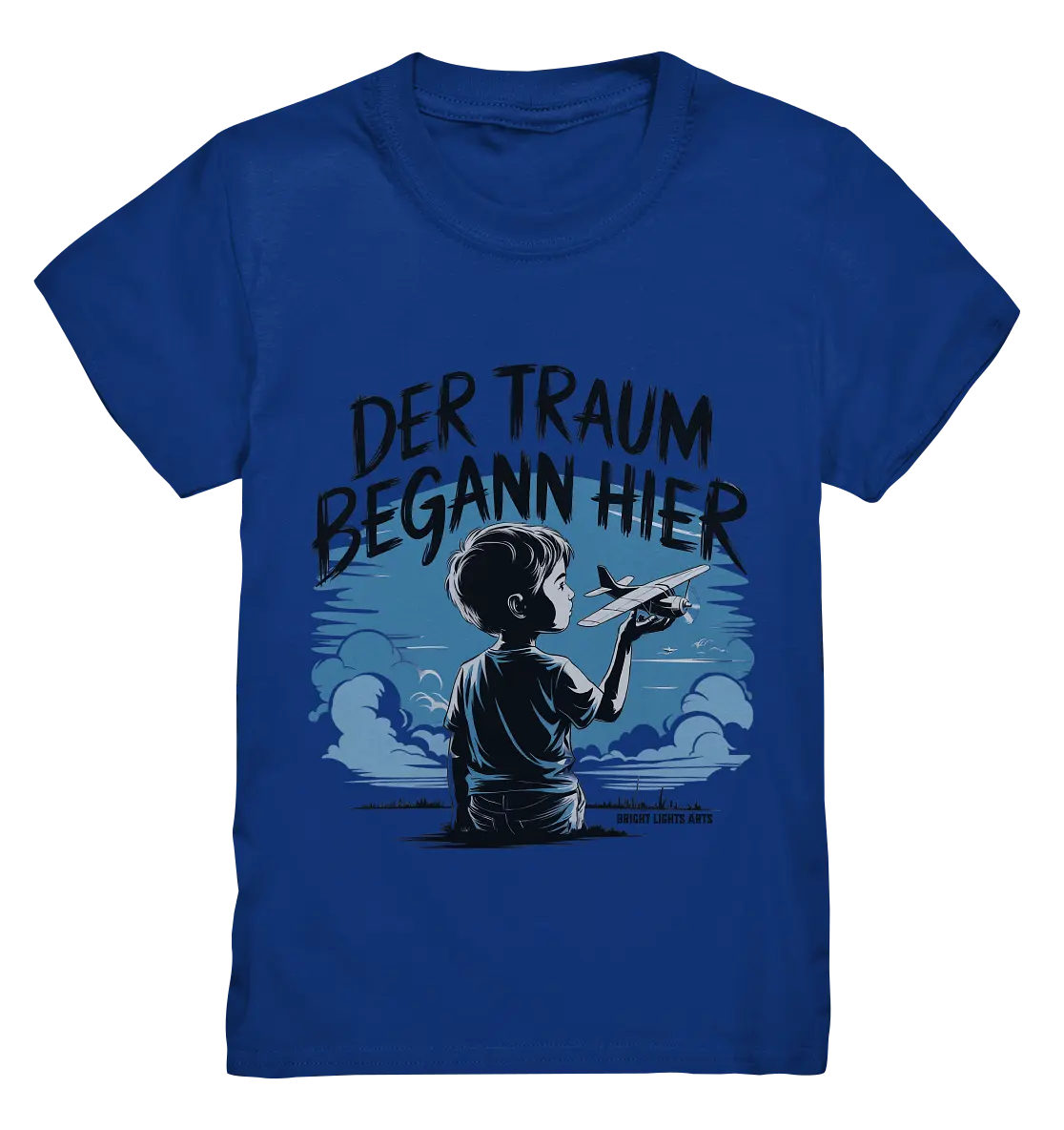 Der Traum begann hier – Inspiration & Kindheitserinnerungen - Kids Premium Shirt Bright Lights Arts