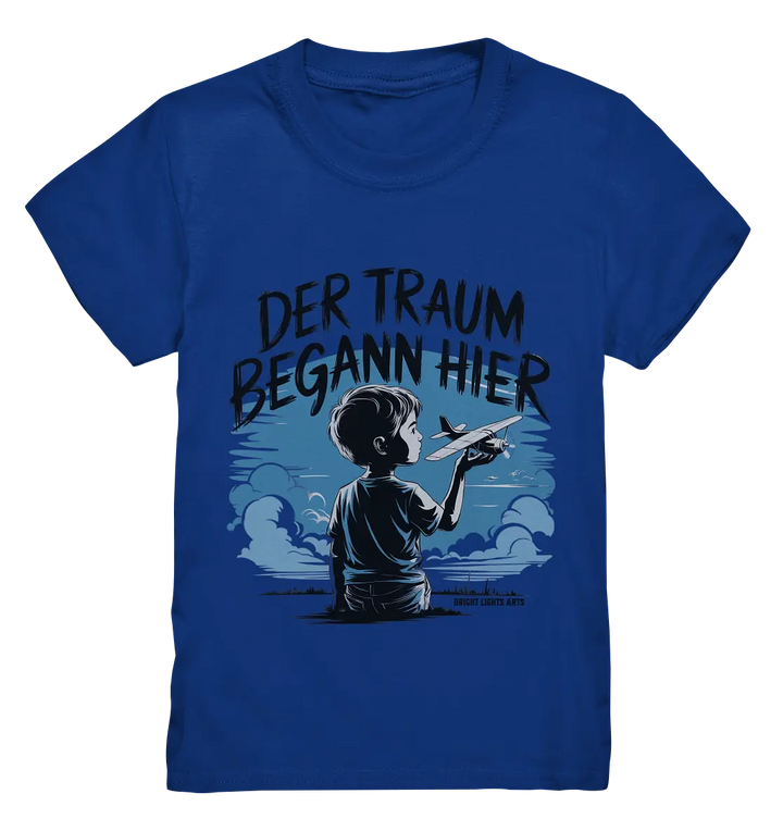 Der Traum begann hier – Inspiration & Kindheitserinnerungen - Kids Premium Shirt Bright Lights Arts
