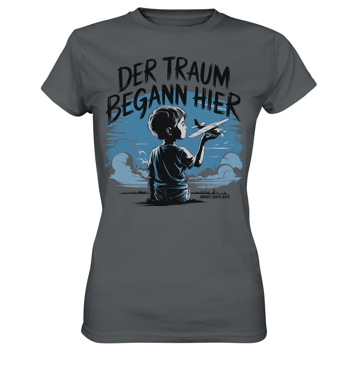 Der Traum begann hier – Inspiration & Kindheitserinnerungen - Ladies Premium Shirt Bright Lights Arts