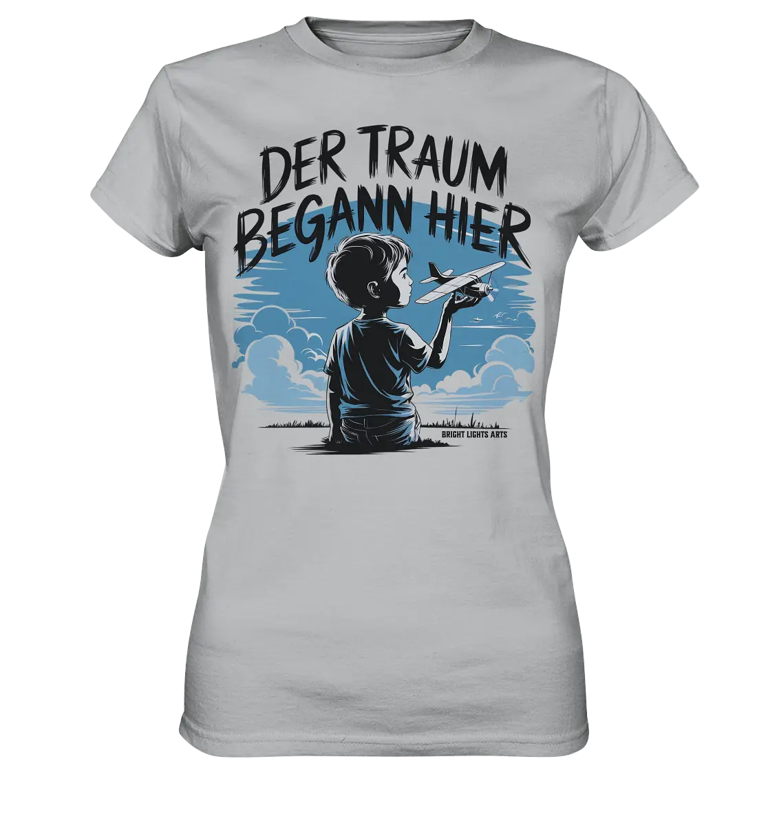 Der Traum begann hier – Inspiration & Kindheitserinnerungen - Ladies Premium Shirt Bright Lights Arts