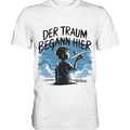 Der Traum begann hier – Inspiration & Kindheitserinnerungen - Premium Shirt Bright Lights Arts