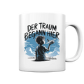 Der Traum begann hier – Inspiration & Kindheitserinnerungen - Tasse glossy Bright Lights Arts