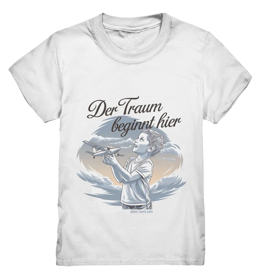 Der Traum beginnt hier – Inspiration & Kindheitserinnerungen - Kids Premium Shirt Bright Lights Arts