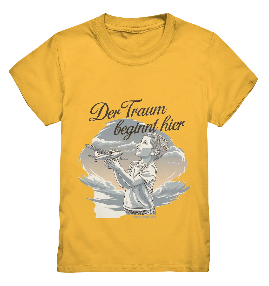 Der Traum beginnt hier – Inspiration & Kindheitserinnerungen - Kids Premium Shirt Bright Lights Arts