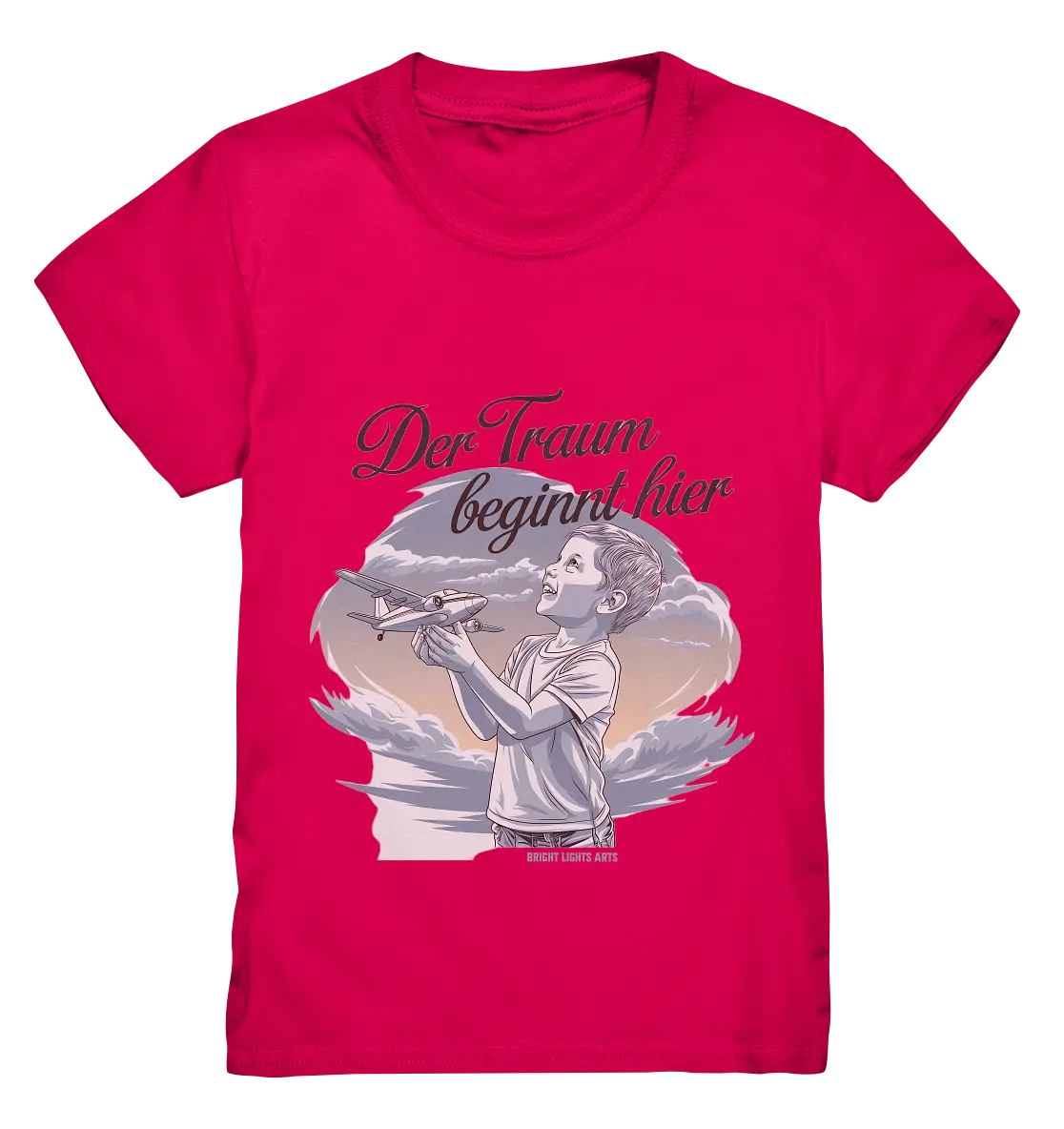 Der Traum beginnt hier – Inspiration & Kindheitserinnerungen - Kids Premium Shirt Bright Lights Arts