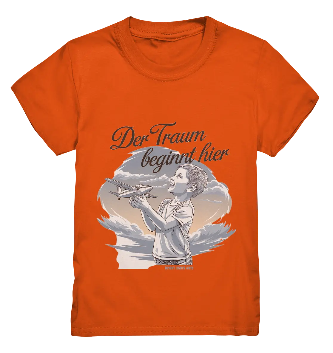 Der Traum beginnt hier – Inspiration & Kindheitserinnerungen - Kids Premium Shirt Bright Lights Arts
