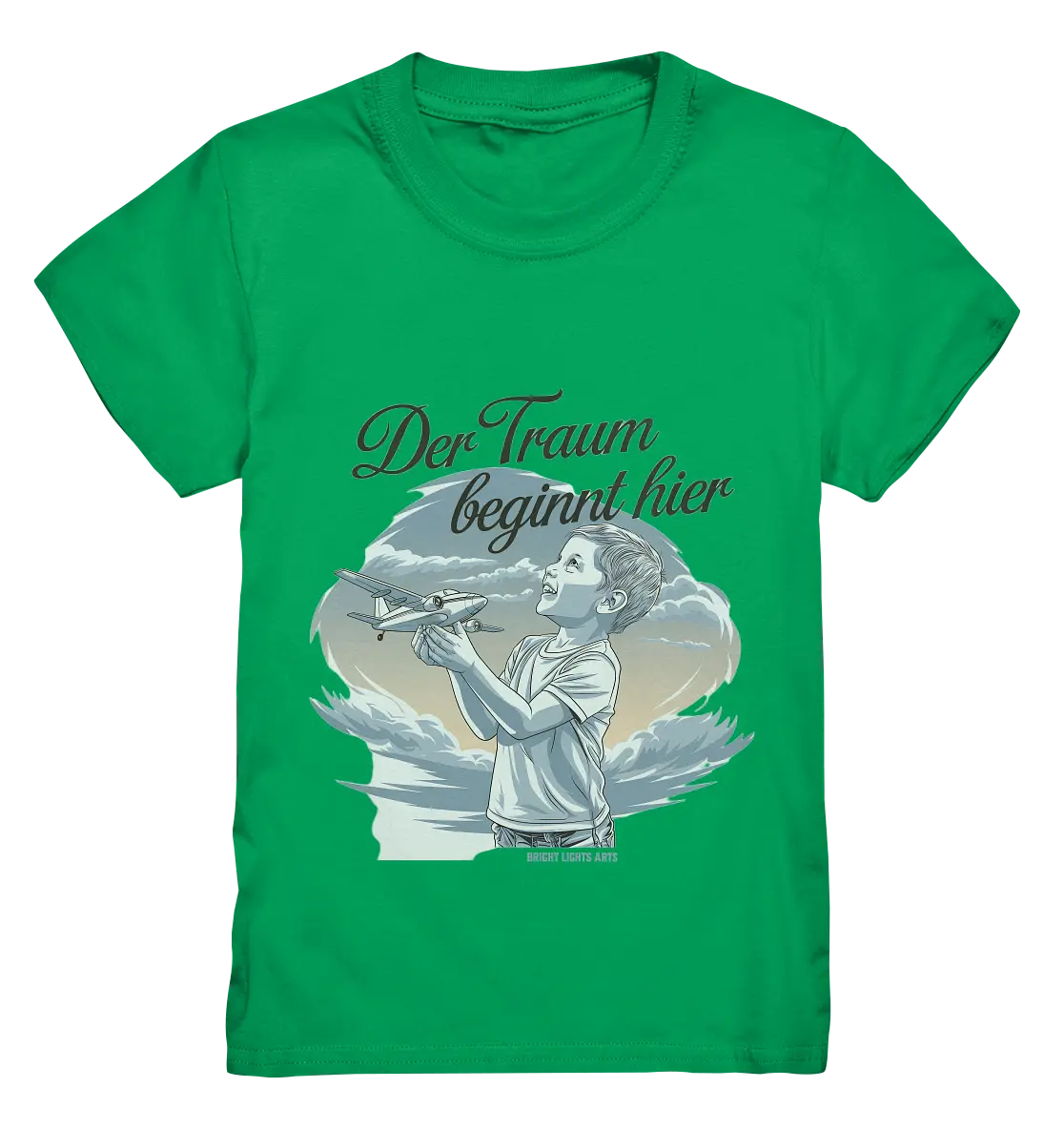 Der Traum beginnt hier – Inspiration & Kindheitserinnerungen - Kids Premium Shirt Bright Lights Arts