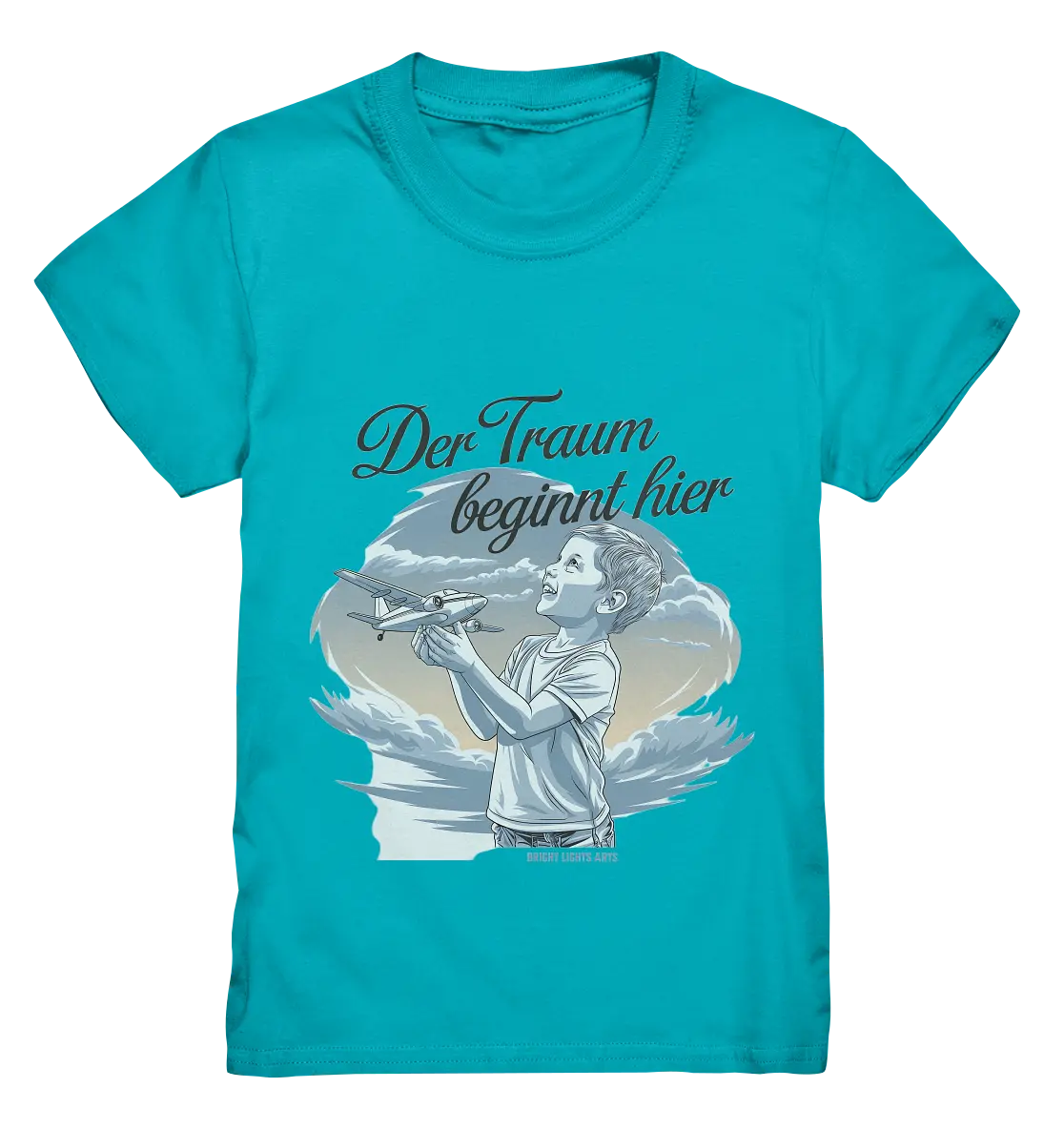 Der Traum beginnt hier – Inspiration & Kindheitserinnerungen - Kids Premium Shirt Bright Lights Arts