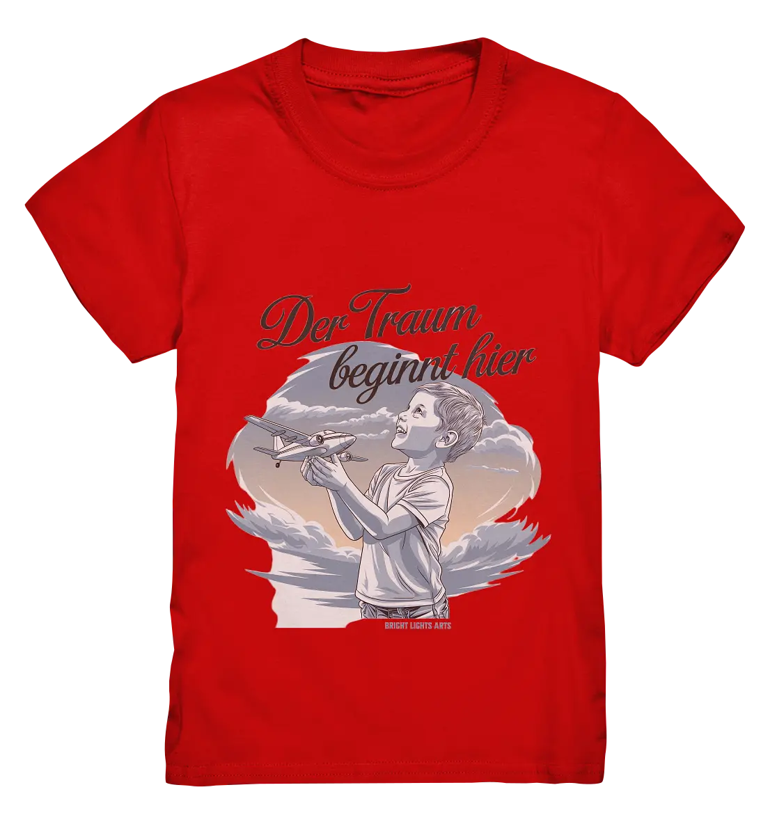 Der Traum beginnt hier – Inspiration & Kindheitserinnerungen - Kids Premium Shirt Bright Lights Arts