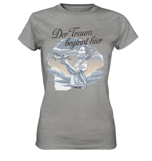 Der Traum beginnt hier – Inspiration & Kindheitserinnerungen - Ladies Premium Shirt Bright Lights Arts
