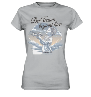 Der Traum beginnt hier – Inspiration & Kindheitserinnerungen - Ladies Premium Shirt Bright Lights Arts