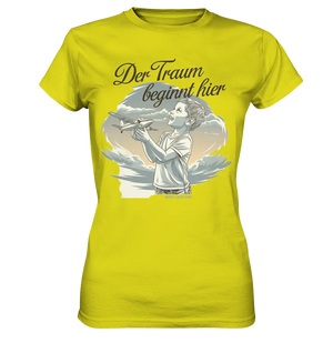 Der Traum beginnt hier – Inspiration & Kindheitserinnerungen - Ladies Premium Shirt Bright Lights Arts