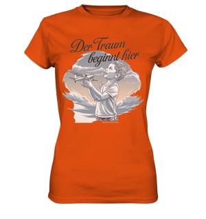 Der Traum beginnt hier – Inspiration & Kindheitserinnerungen - Ladies Premium Shirt Bright Lights Arts