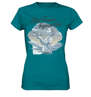 Der Traum beginnt hier – Inspiration & Kindheitserinnerungen - Ladies Premium Shirt Bright Lights Arts