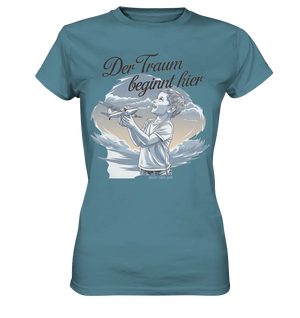 Der Traum beginnt hier – Inspiration & Kindheitserinnerungen - Ladies Premium Shirt Bright Lights Arts
