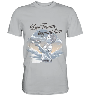 Der Traum beginnt hier – Inspiration & Kindheitserinnerungen - Premium Shirt Bright Lights Arts