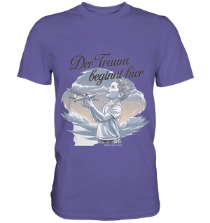 Der Traum beginnt hier – Inspiration & Kindheitserinnerungen - Premium Shirt Bright Lights Arts