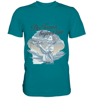 Der Traum beginnt hier – Inspiration & Kindheitserinnerungen - Premium Shirt Bright Lights Arts