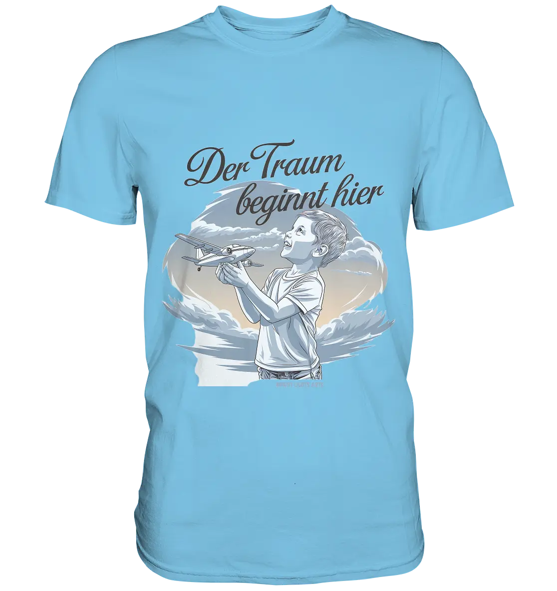 Der Traum beginnt hier – Inspiration & Kindheitserinnerungen - Premium Shirt Bright Lights Arts