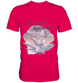 Der Traum beginnt hier – Inspiration & Kindheitserinnerungen - Premium Shirt Bright Lights Arts
