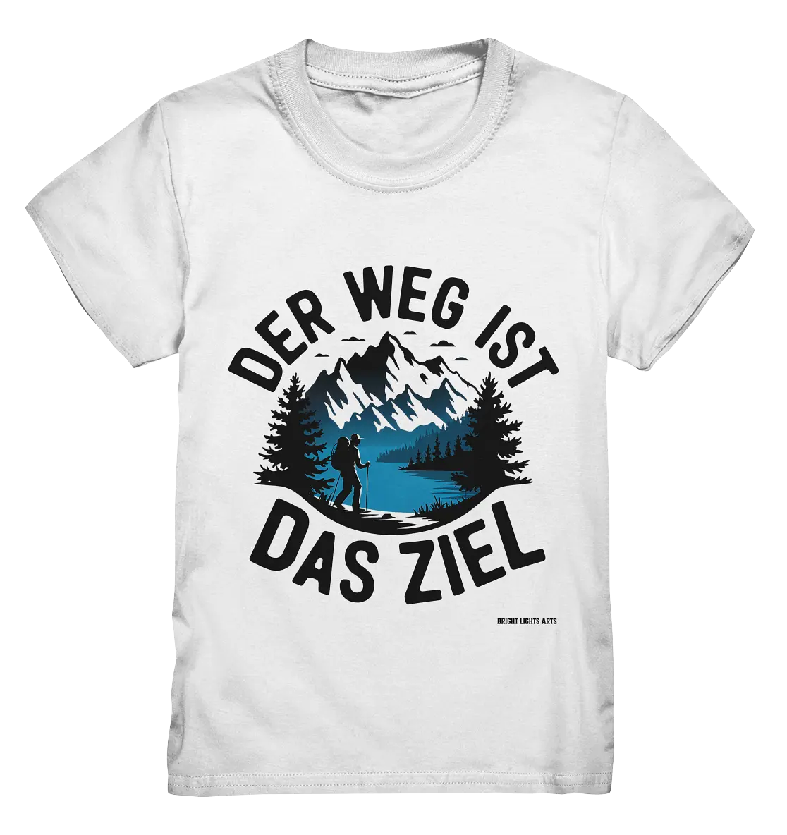 Der Weg ist das Ziel – Abenteuer & Natur erleben - Kids Premium Shirt Bright Lights Arts