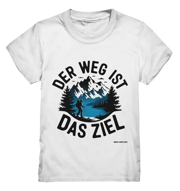 Der Weg ist das Ziel – Abenteuer & Natur erleben - Kids Premium Shirt Bright Lights Arts