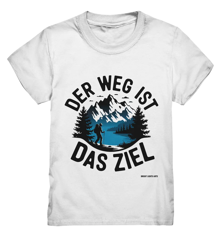 Der Weg ist das Ziel – Abenteuer & Natur erleben - Kids Premium Shirt Bright Lights Arts