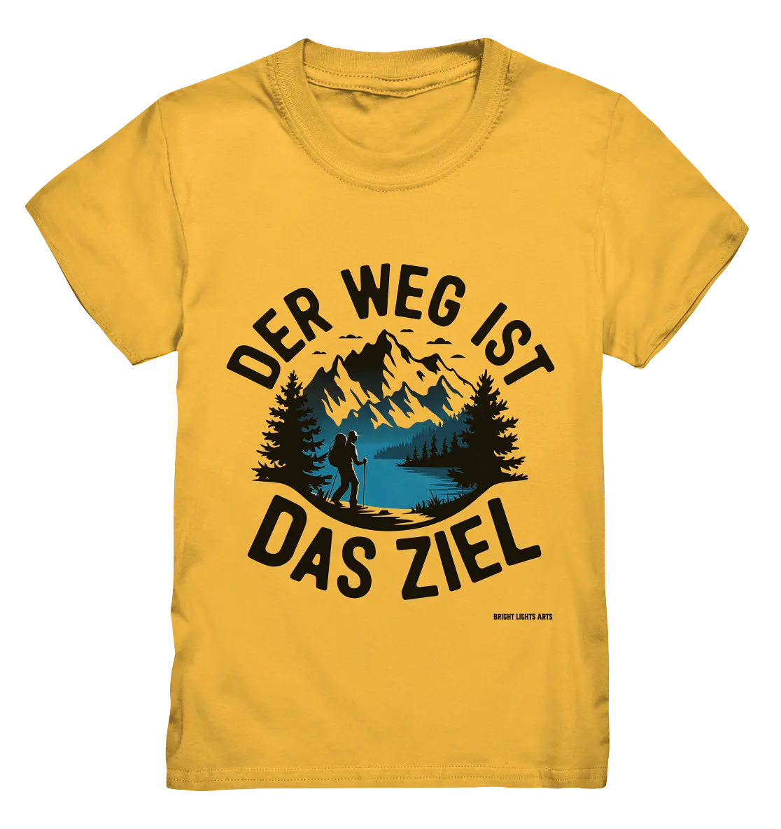 Der Weg ist das Ziel – Abenteuer & Natur erleben - Kids Premium Shirt Bright Lights Arts