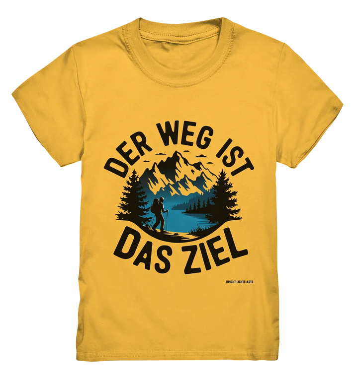 Der Weg ist das Ziel – Abenteuer & Natur erleben - Kids Premium Shirt Bright Lights Arts