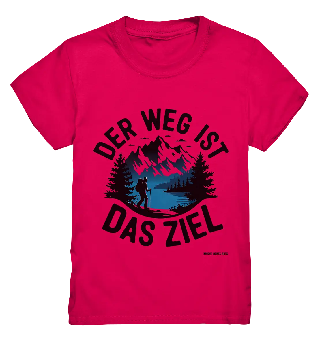 Der Weg ist das Ziel – Abenteuer & Natur erleben - Kids Premium Shirt Bright Lights Arts