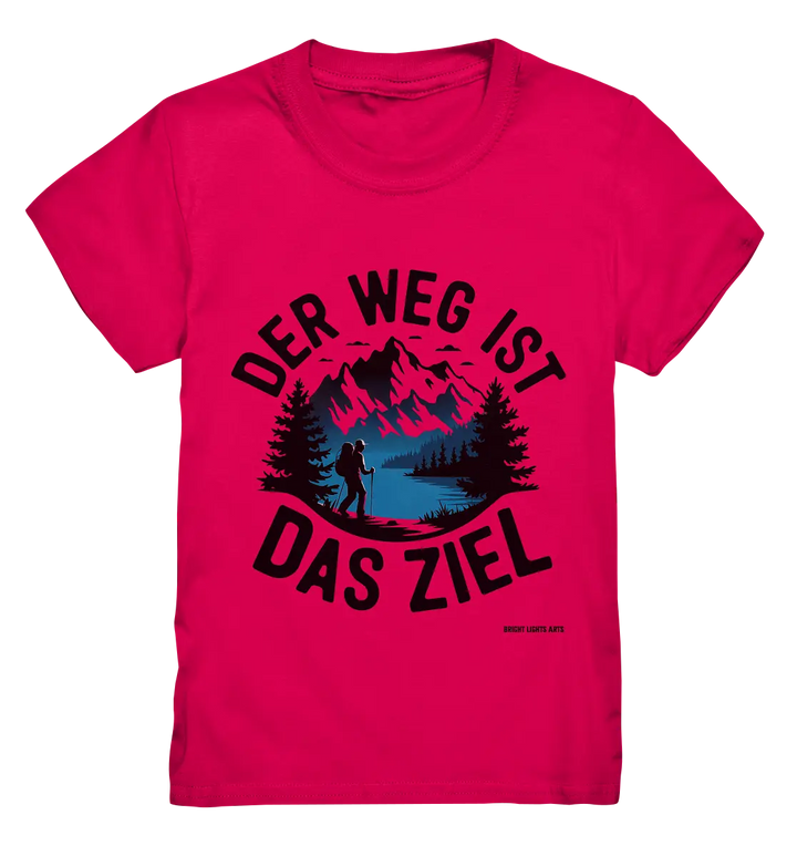 Der Weg ist das Ziel – Abenteuer & Natur erleben - Kids Premium Shirt Bright Lights Arts