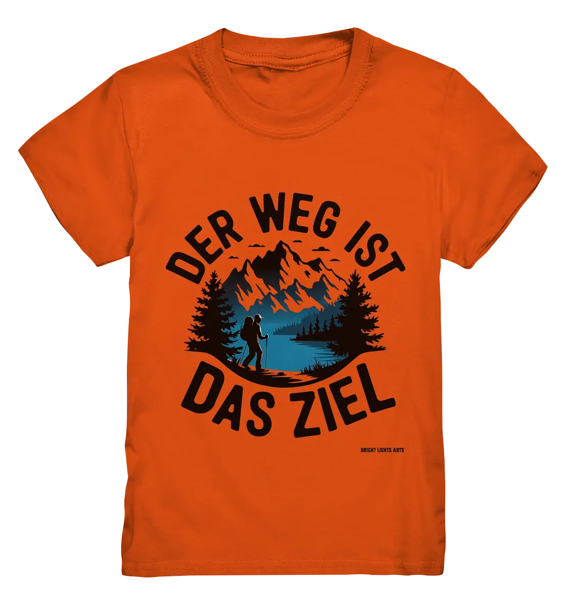 Der Weg ist das Ziel – Abenteuer & Natur erleben - Kids Premium Shirt Bright Lights Arts