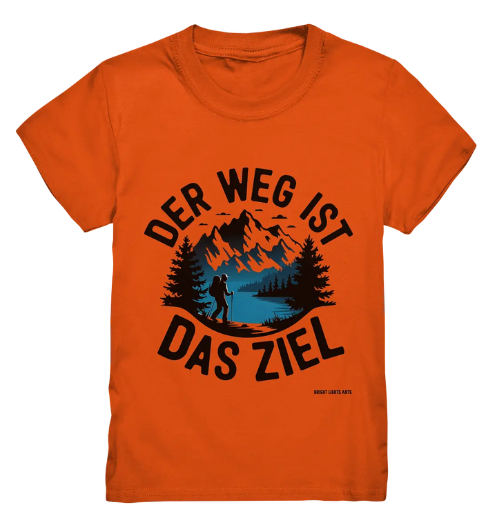 Der Weg ist das Ziel – Abenteuer & Natur erleben - Kids Premium Shirt Bright Lights Arts