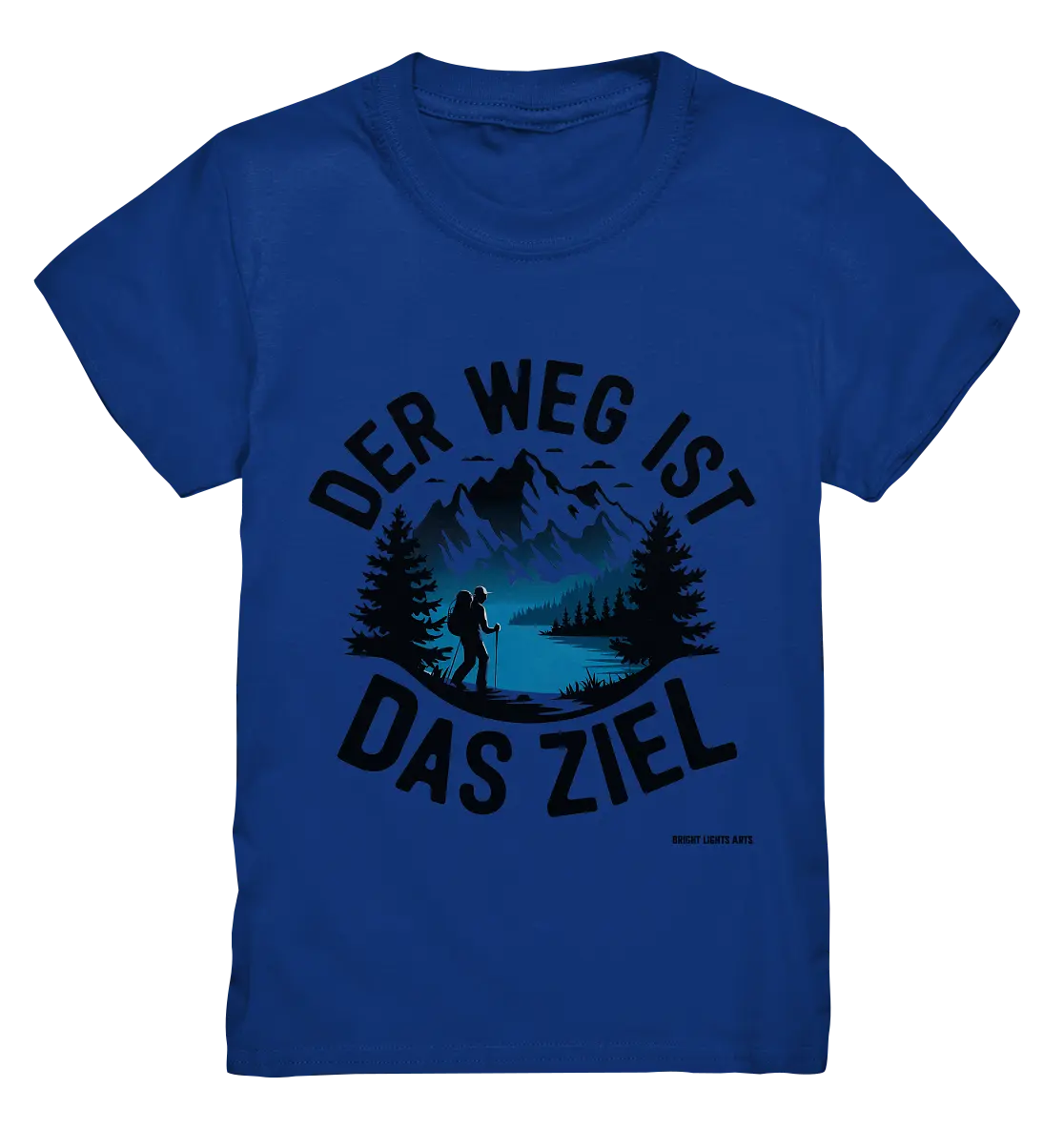 Der Weg ist das Ziel – Abenteuer & Natur erleben - Kids Premium Shirt Bright Lights Arts