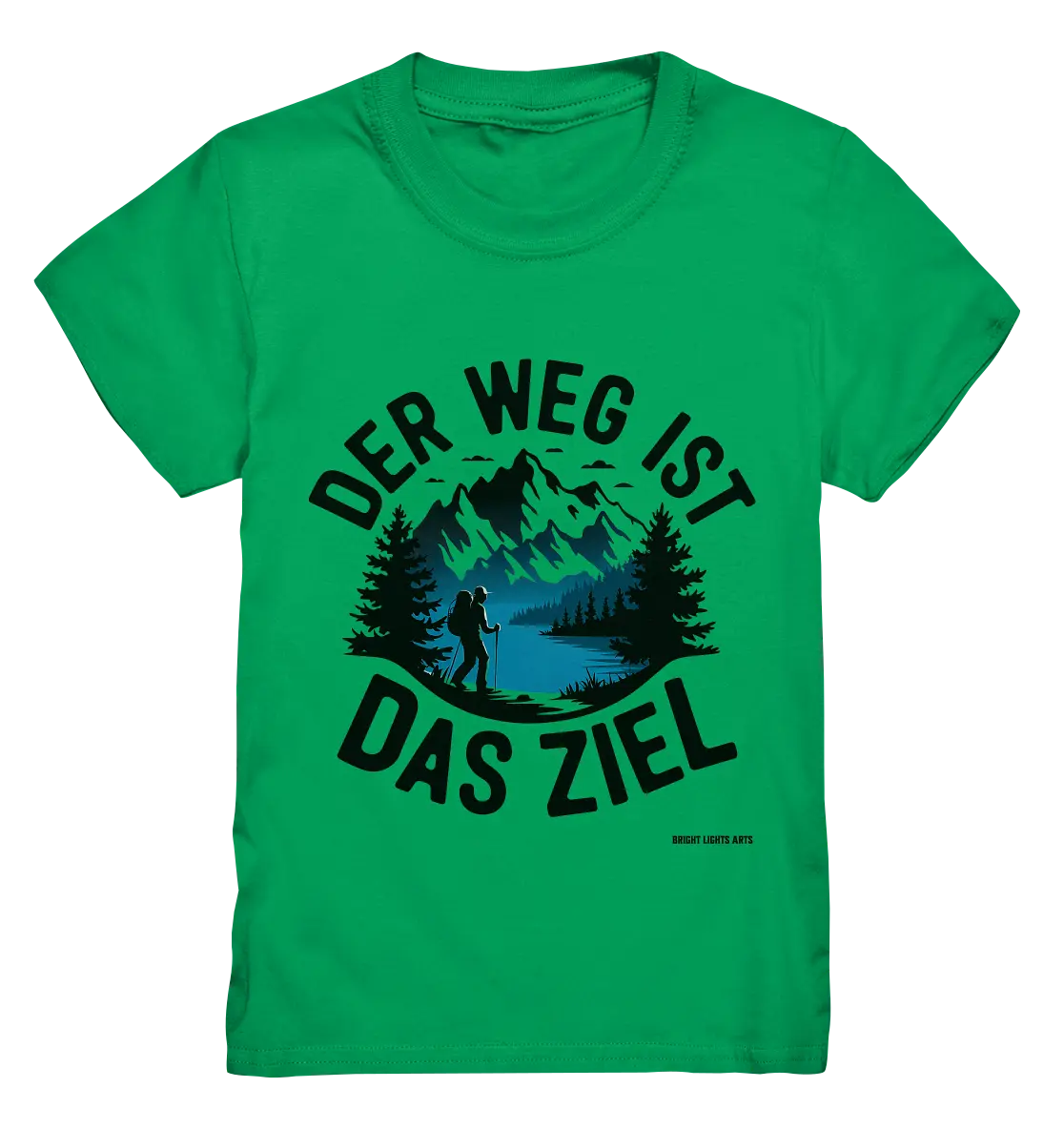 Der Weg ist das Ziel – Abenteuer & Natur erleben - Kids Premium Shirt Bright Lights Arts
