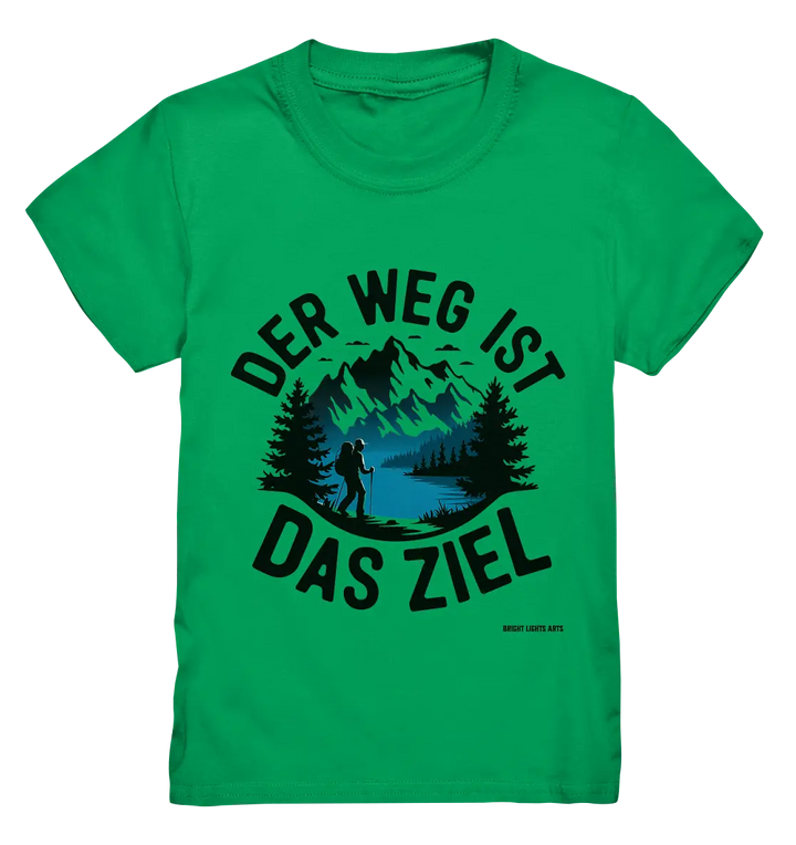 Der Weg ist das Ziel – Abenteuer & Natur erleben - Kids Premium Shirt Bright Lights Arts